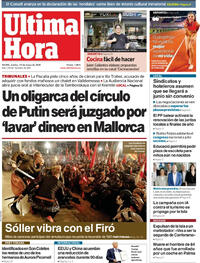 Portada Última Hora 2025-05-13