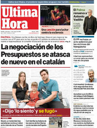 Portada Última Hora 2025-05-14