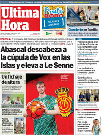 Portada Última Hora 2025-07-16
