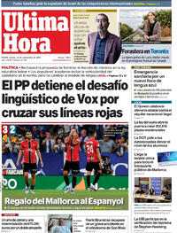Portada Última Hora 2025-09-16