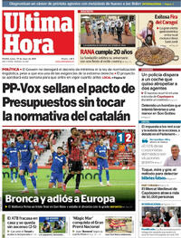 Portada Última Hora 2025-05-19