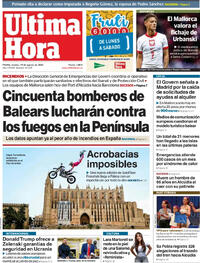 Portada Última Hora 2025-08-19