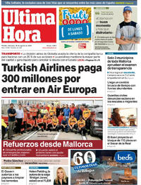 Portada Última Hora 2025-08-20