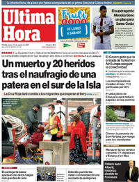 Portada Última Hora 2025-08-21