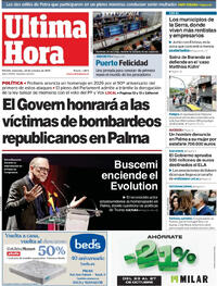 Portada Última Hora 2025-10-22