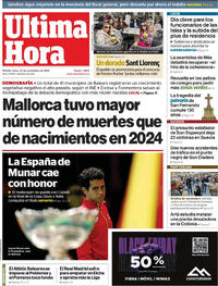 Portada Última Hora 2025-11-24