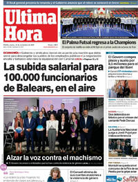 Portada Última Hora 2025-11-25