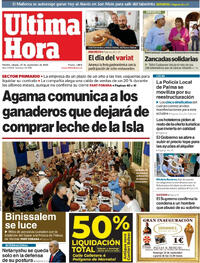 Portada Última Hora 2025-09-27
