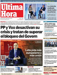 Última Hora - 28-03-2025