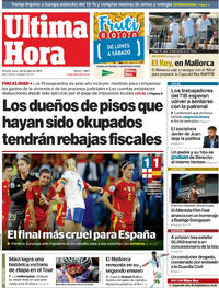 Portada Última Hora 2025-07-28