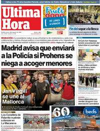 Portada Última Hora 2025-08-28