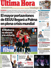 Portada Última Hora 2025-09-28