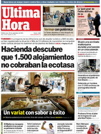 Portada Última Hora 2025-09-29