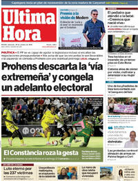 Portada Última Hora 2025-10-29