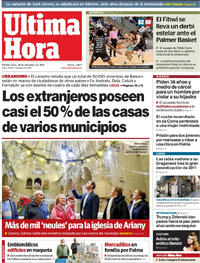 Portada Última Hora 2025-12-29