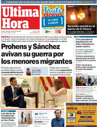 Portada Última Hora 2025-07-30