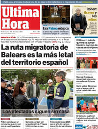 Portada Última Hora 2025-12-30