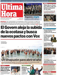 Portada Última Hora 2026-01-02
