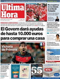 Portada Última Hora 2026-05-02