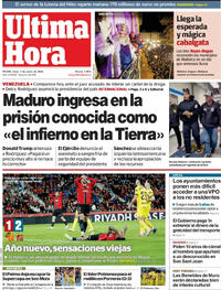 Portada Última Hora 2026-01-05