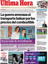 Portada Última Hora 2026-03-08