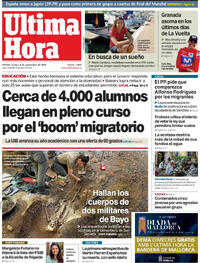 Portada Última Hora 2026-09-08