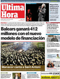 Portada Última Hora 2026-01-10