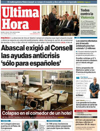 Portada Última Hora 2026-04-10