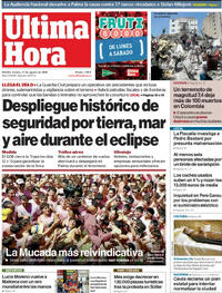Portada Última Hora 2026-08-11