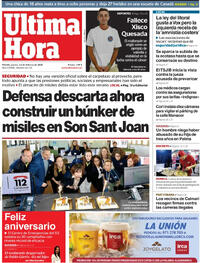 Portada Última Hora 2026-02-12