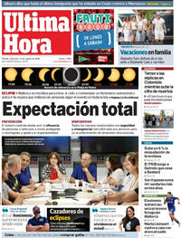 Portada Última Hora 2026-08-12