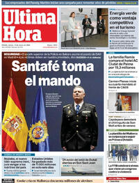 Portada Última Hora 2026-03-13