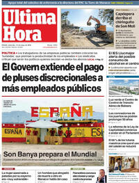 Portada Última Hora 2026-05-13