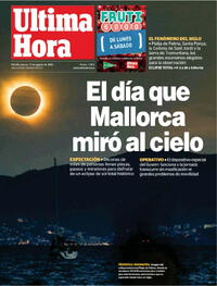 Portada Última Hora 2026-08-13