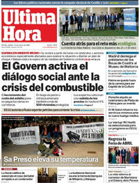 Portada Última Hora 2026-03-14