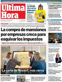 Portada Última Hora 2026-04-14