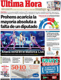 Portada Última Hora 2026-06-14