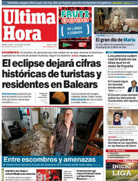 Portada Última Hora 2026-08-14
