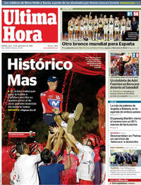 Portada Última Hora 2026-09-14