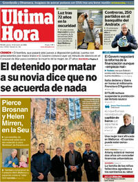 Portada Última Hora 2026-01-15