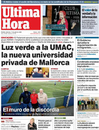 Portada Última Hora 2026-04-15