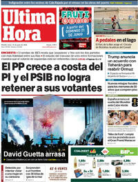 Portada Última Hora 2026-06-15