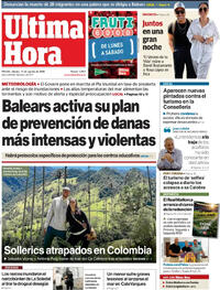 Portada Última Hora 2026-08-15