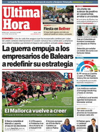 Portada Última Hora 2026-03-16