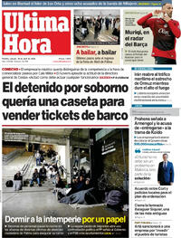 Portada Última Hora 2026-04-18
