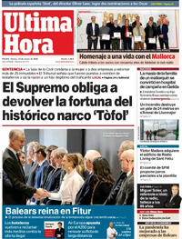 Portada Última Hora 2026-01-23