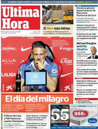 Portada Última Hora 2026-05-23