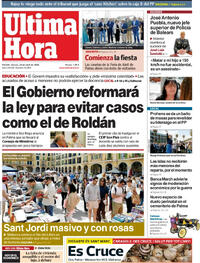 Portada Última Hora 2026-04-24