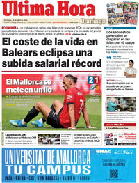 Portada Última Hora 2026-04-26