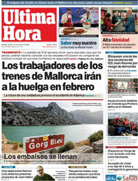Portada Última Hora 2026-01-27